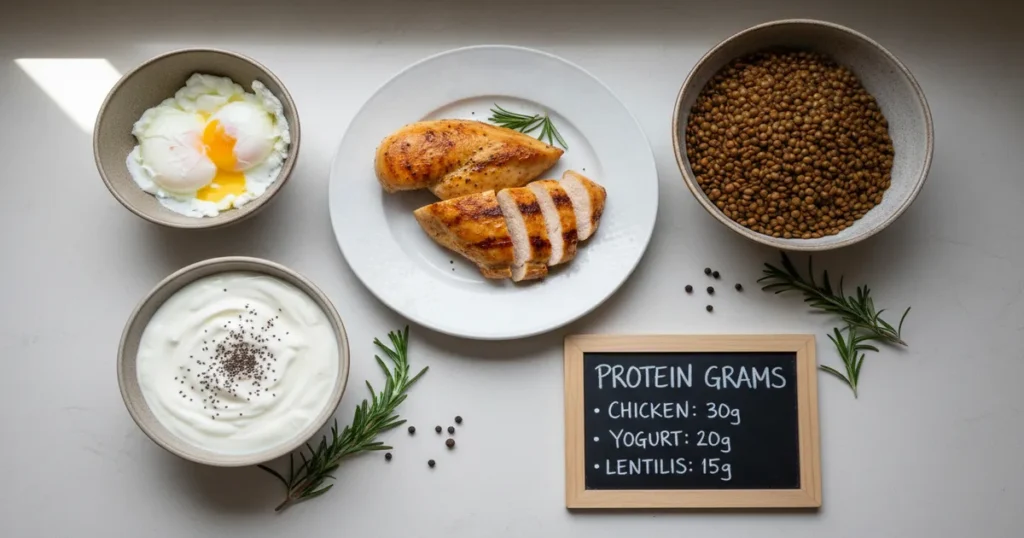 High-protein foods have the highest thermic effect of food TEF of any macronutrient"